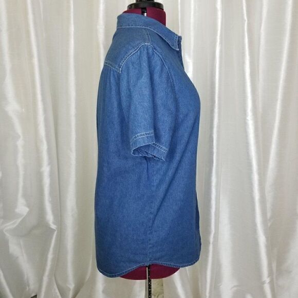 Little Forest NY Denim Shirt (size L) - Picture 2 of 6